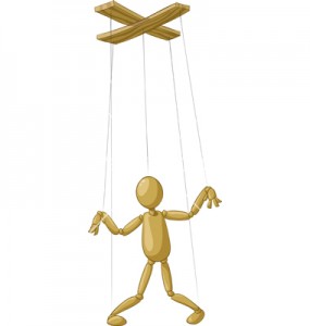 Puppet on a string