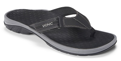 Vionic Orthotic Sandal for men - Harbour in black