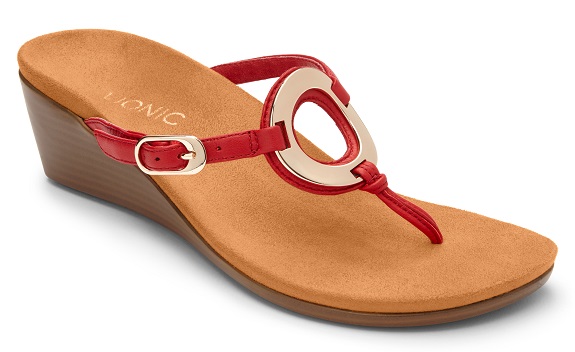 Vionic Orchid Flip Flop with heel
