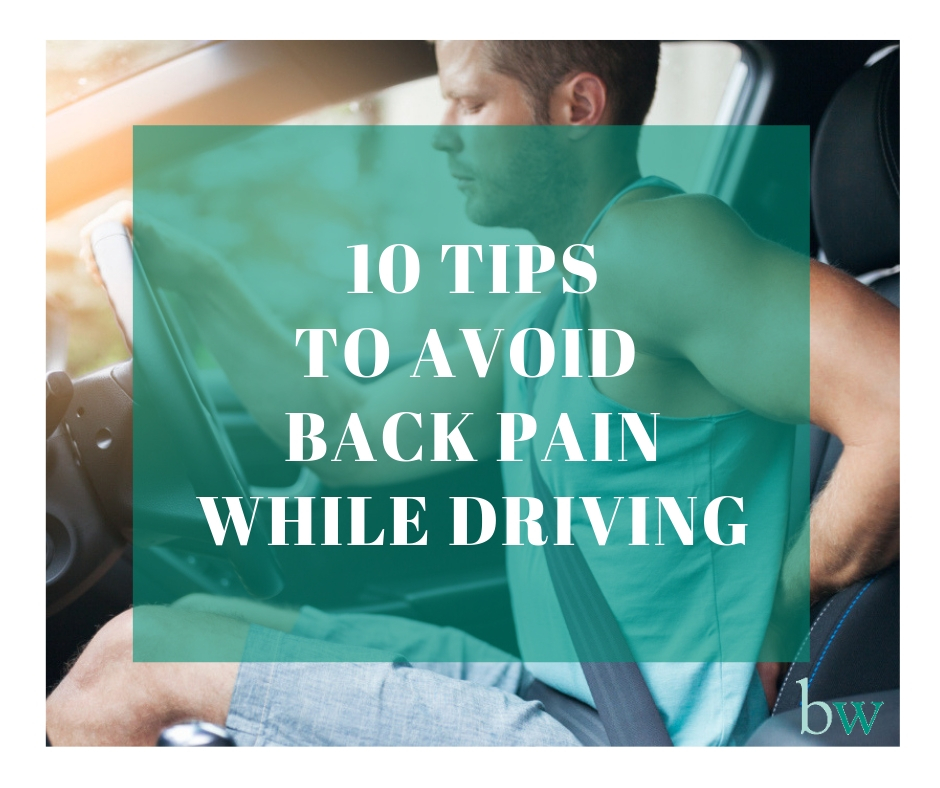 10 tips to stop back pain when driving