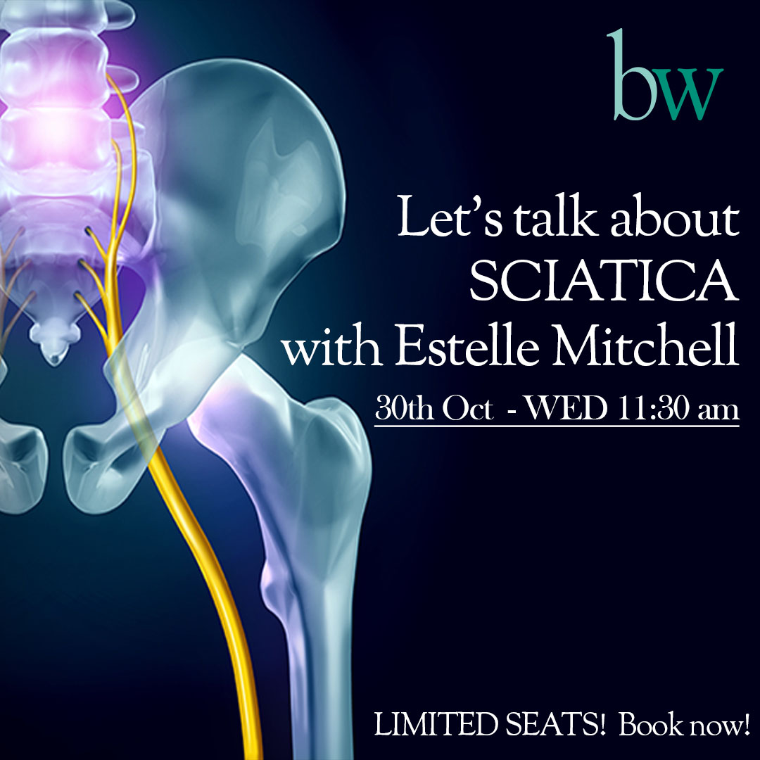 Sciatica Seminar with Estelle Mitchell at Bodyworks Marbella