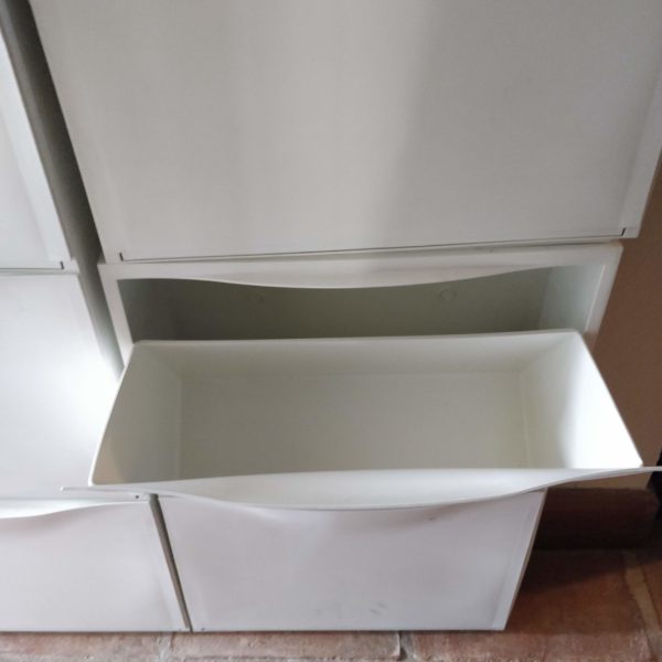 8 IKEA Trones Shoe storage cabinets 6 white, 2 black